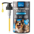 Suplemento para el pelaje y la piel de perros de todas las razas, 946 ml (32 oz), aceite de pescado para perros y mascotas.